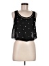 Soprano Black Sleeveless Blouse Size M - photo 1