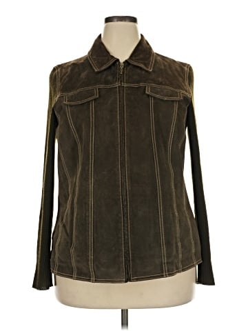 Coldwater Creek Leather Jacket (view 1)