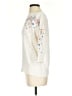 Ann Taylor LOFT Floral Ivory Pullover Sweater Size S - photo 5