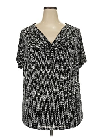 Jaclyn Smith Short Sleeve Blouse (view 1)