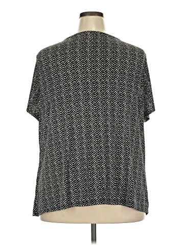 Jaclyn Smith Short Sleeve Blouse (view 2)