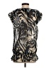 Bisou Bisou 100% Polyester Black Short Sleeve Blouse Size S - photo 2