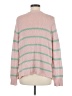 Versona Stripes Pink Pullover Sweater Size M - photo 2