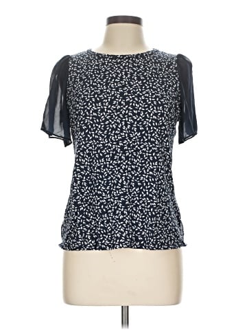 Ann Taylor LOFT Outlet Short Sleeve Blouse (view 1)