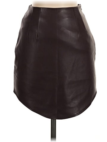 Bishop + Young Faux Leather Skirt (view 1)