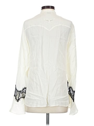 Zadig & Voltaire Long Sleeve Silk Top (view 2)