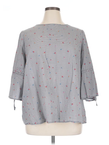 Boutique + 3/4 Sleeve Blouse (view 1)