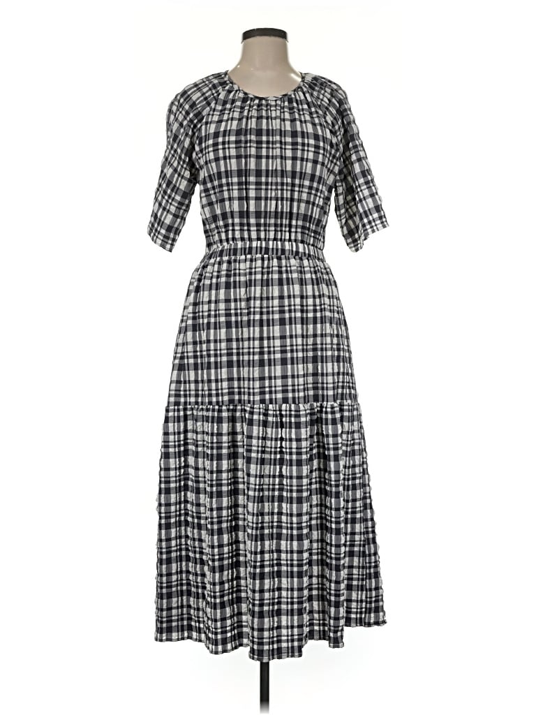 Pre-owned Just Female Casual Dress In Gray