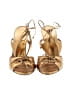 Gucci Gold Sandals Size 6 1/2 - photo 2