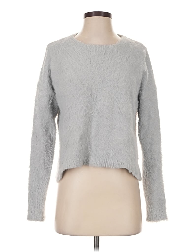 Pre-owned Bella Dahl Pullover Sweater In Gray