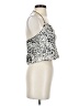 Timing 100% Polyester Silver Sleeveless Blouse Size S - photo 4