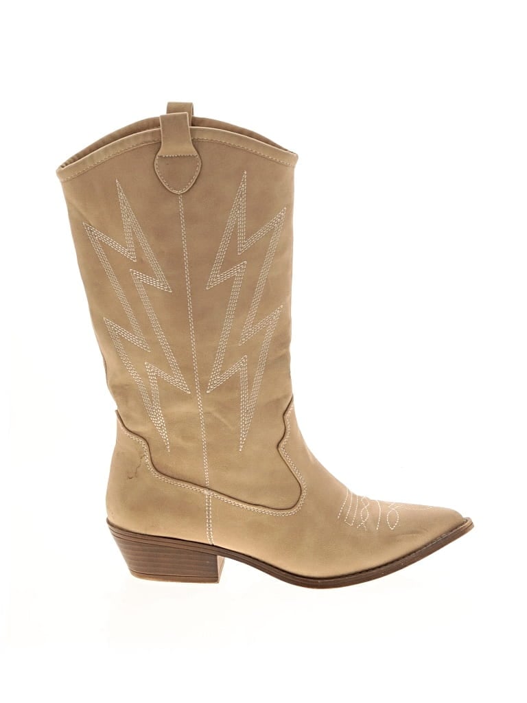 Pre-owned Dirty Laundry Boots In Tan