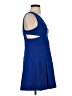 BCBGMAXAZRIA Solid Blue Cocktail Dress Size 4 - photo 4