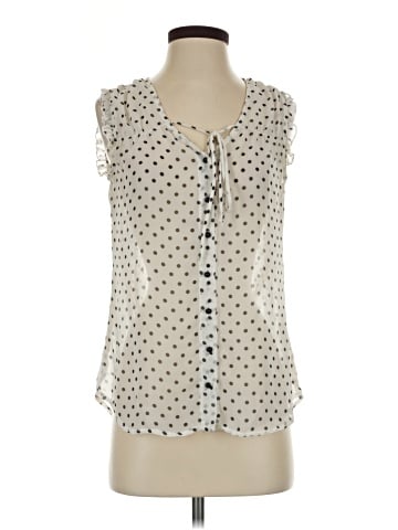 Lily White Sleeveless Blouse (view 1)