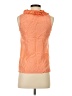 J.Crew 100% Silk Orange Sleeveless Silk Top Size 0 - photo 2