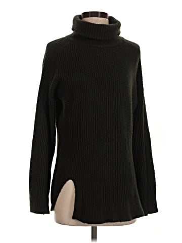 Olivaceous Turtleneck Sweater (view 1)