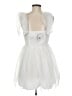 Forever 21 100% Polyester White Cocktail Dress Size M - photo 2