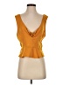 BCBGeneration 100% Polyester Orange Sleeveless Blouse Size S - photo 1