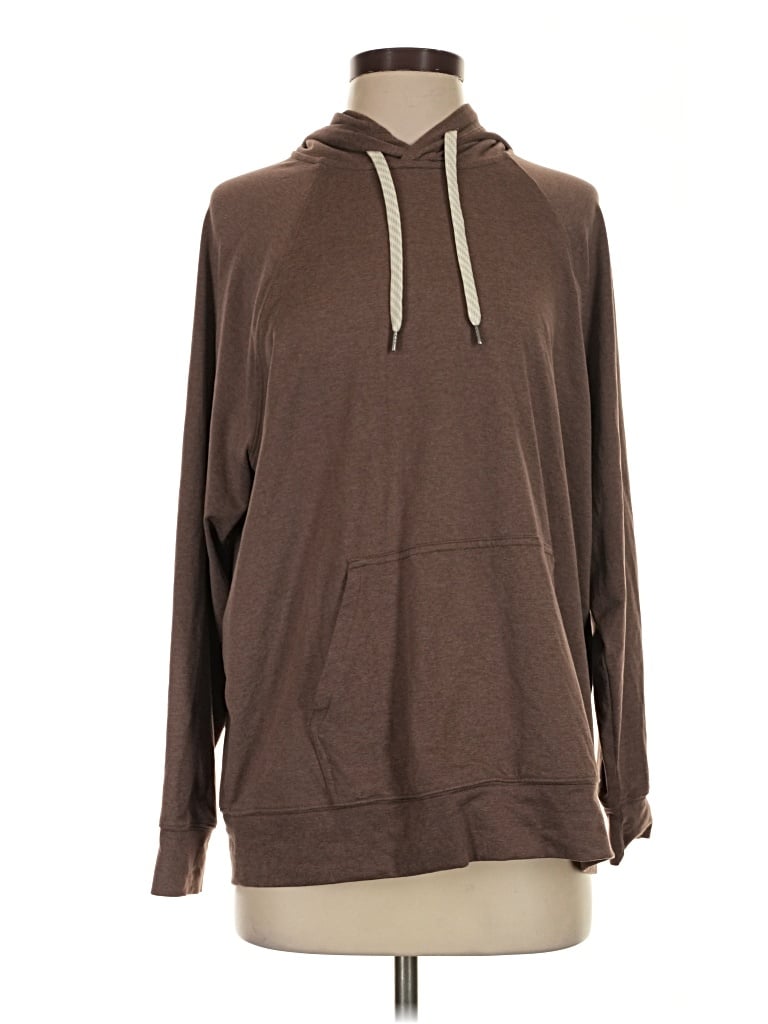 Pre-owned Vuori Pullover Hoodie In Brown