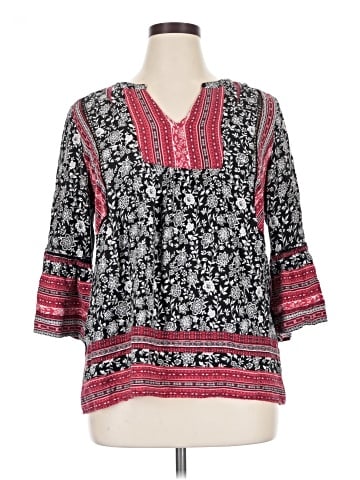 Como Vintage 3/4 Sleeve Blouse (view 1)
