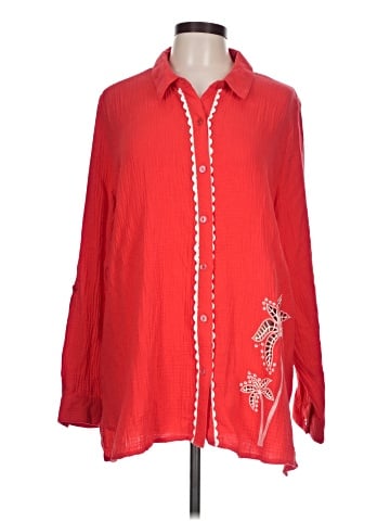 Susan Graver Long Sleeve Blouse (view 1)