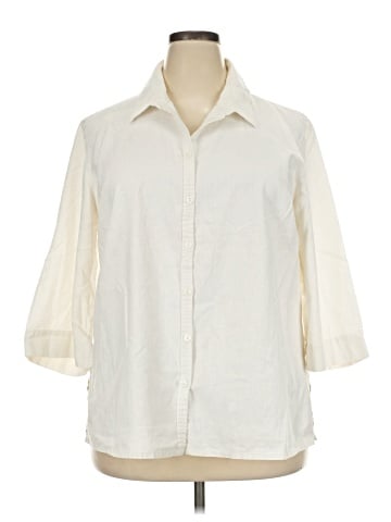 Carolina Colours 3/4 Sleeve Button-Down Shirt (view 1)