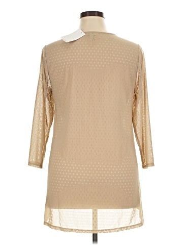 LOGO by Lori Goldstein 3/4 Sleeve Top (view 2)