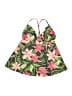 Isabel Maternity Floral Green Swimsuit Top Size Lg Maternity - photo 1