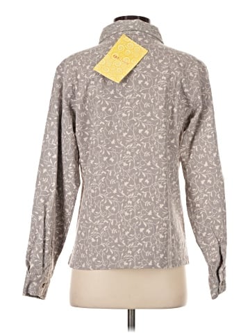 Denim & Co Long Sleeve Button-Down Shirt (view 2)