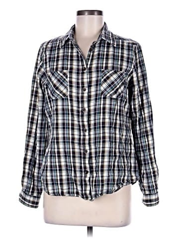 Merona Long Sleeve Button-Down Shirt (view 1)