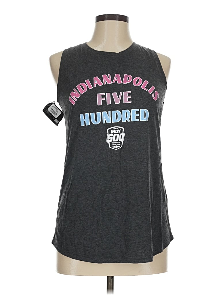 Pre-owned Camp David Sleeveless T-shirt In Gray
