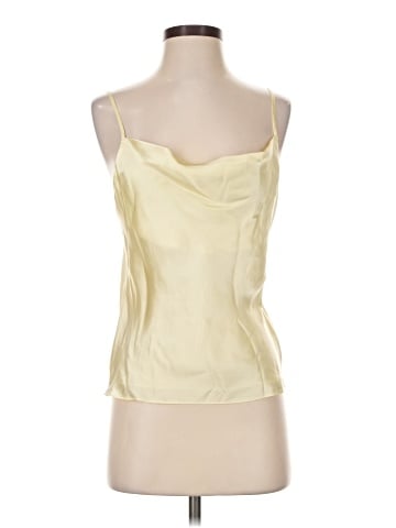 Intermix Sleeveless Silk Top (view 1)