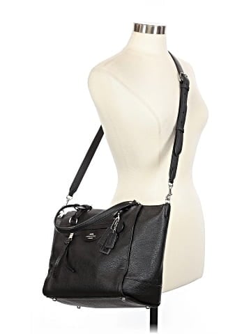 Coach Factory Leather Satchel (view 2)