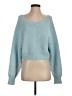 Fashion Nova Solid Teal Pullover Sweater Size XS - photo 1