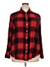 Gap Plaid Red Long Sleeve Button-Down Shirt Size XXL - photo 1