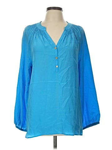 Lilly Pulitzer 3/4 Sleeve Silk Top (view 1)