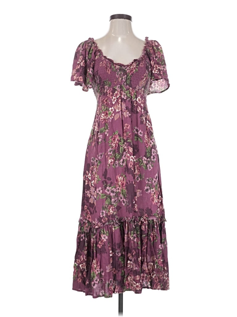 Pre-owned Maurices Casual Dress In Purple