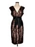 BCBGMAXAZRIA 100% Polyester Black Cocktail Dress Size L - photo 1