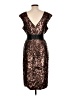 BCBGMAXAZRIA 100% Polyester Black Cocktail Dress Size L - photo 2