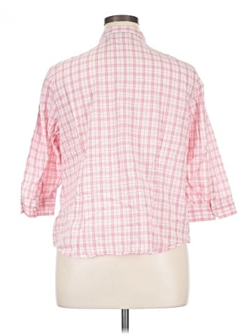 IZOD 3/4 Sleeve Button-Down Shirt (view 2)
