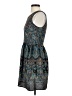 rue21 100% Polyester Paisley Blue Cocktail Dress Size S - photo 5