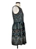rue21 100% Polyester Paisley Blue Cocktail Dress Size S - photo 4