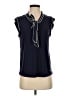 Anne Klein Blue Sleeveless Blouse Size S - photo 1