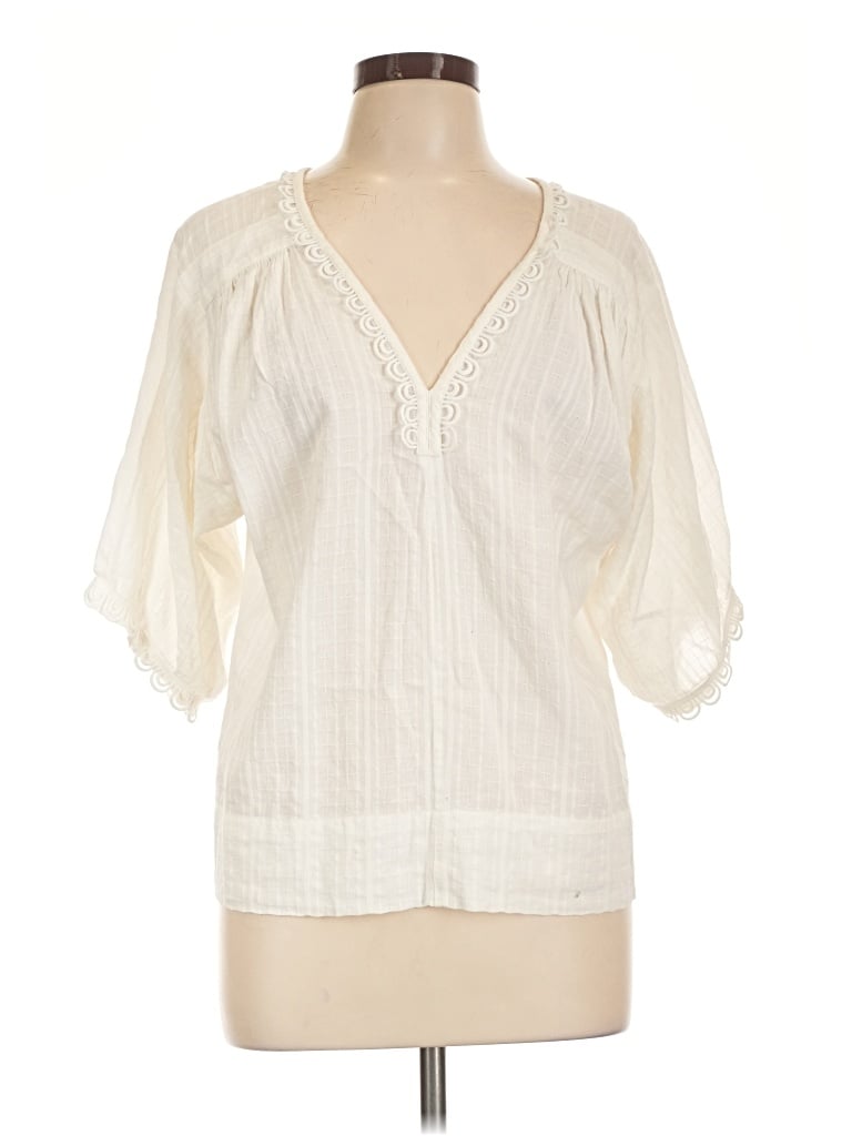 Pre-owned Mirth 3/4 Sleeve T-shirt In Ivory