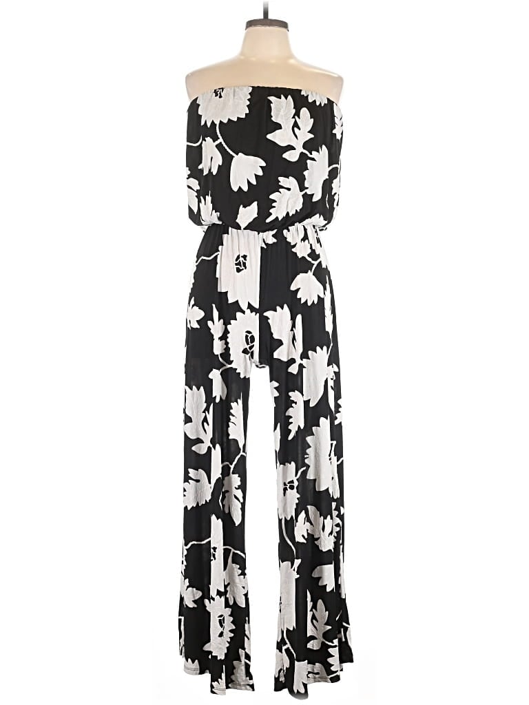Pre-owned Ariella Jumpsuit In Black