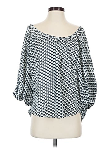 John Robshaw for Lucky 3/4 Sleeve Blouse (view 1)