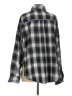 Pol Checkered-gingham Silver Long Sleeve Button-Down Shirt Size S - photo 2