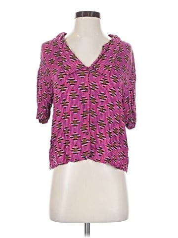 Zara TRF Short Sleeve Blouse (view 1)