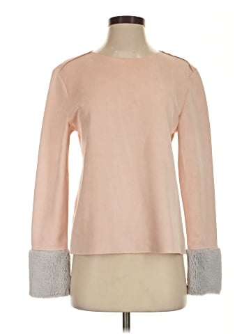 Zara W&B Collection Long Sleeve Top (view 1)