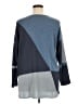 INC International Concepts Color Block Blue Pullover Sweater Size 1X - photo 2